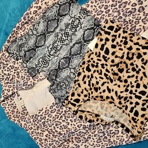 3 pieces, 3 different styles!!  All size M.  Jacket & 2 shirts.